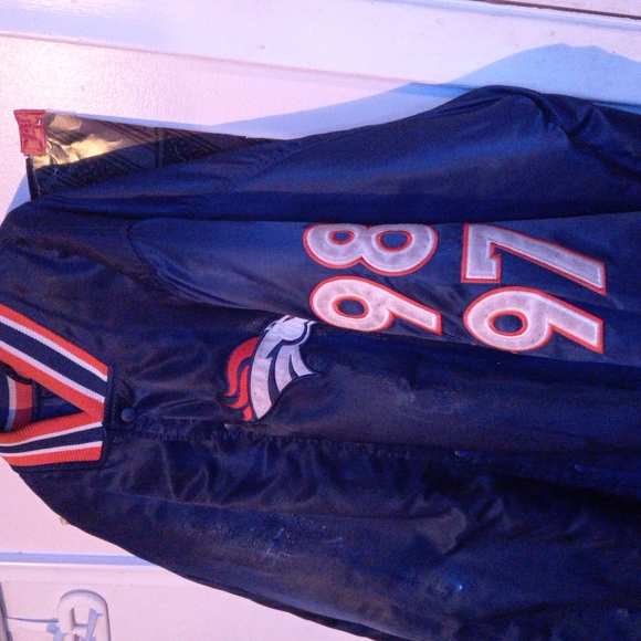 97' 98' Denver Broncos championship game jacket NFL official XXL collectors - Picture 3 of 5